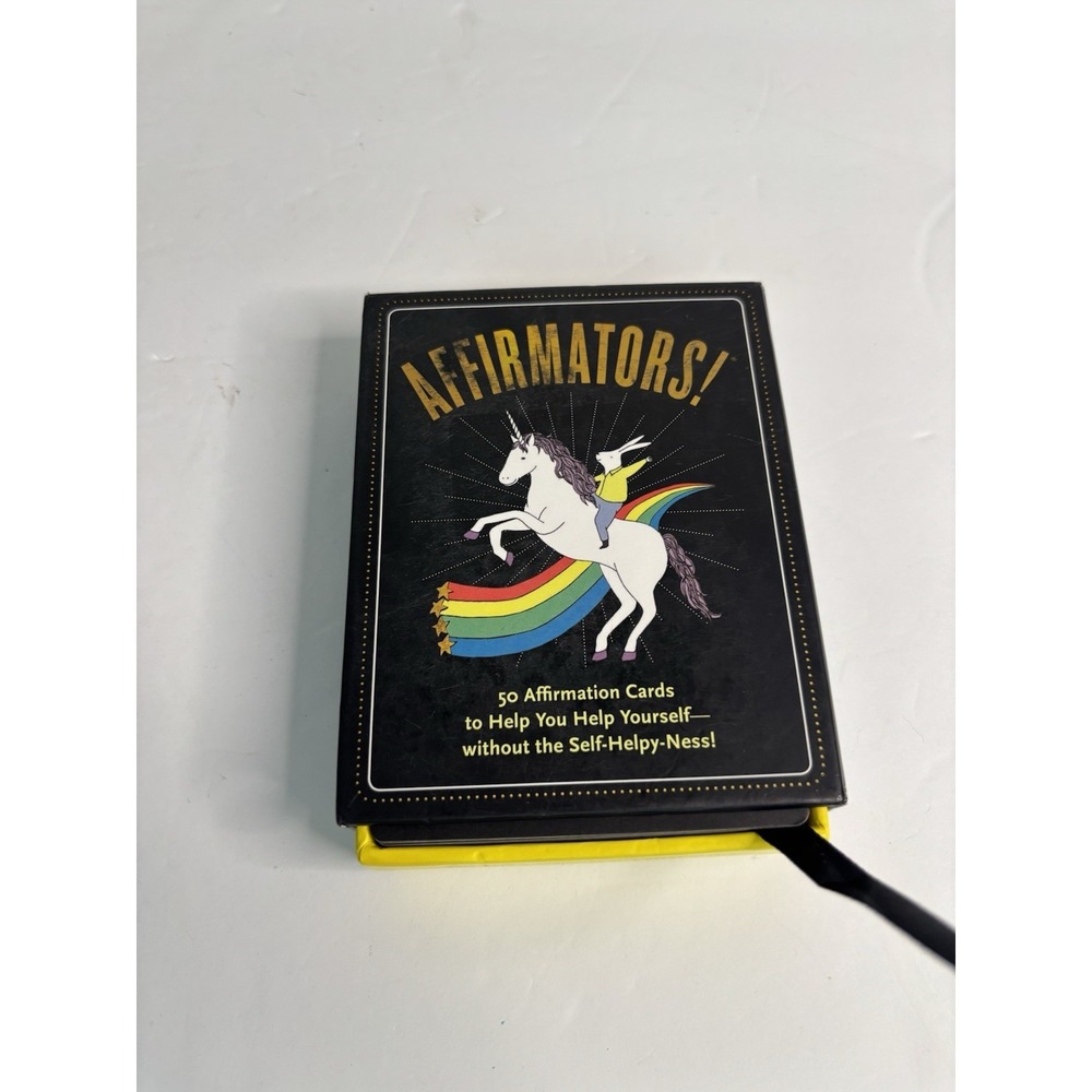 Affirmation Cards Self Help Positive Statements Unicorns Rainbows